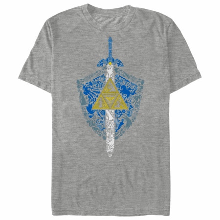 Nintendo Zelda Link's Shield and Sword Symbol T-Shirt
